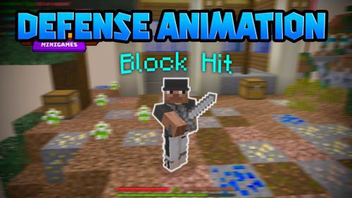 Defense Animation Pack (1.20, 1.19) – Block Hit for Bedrock Edition Thumbnail