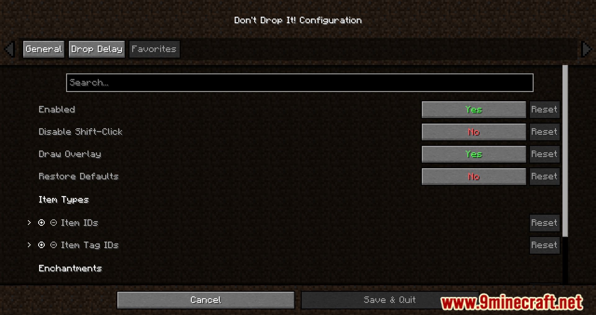 Don't Drop It! Mod (1.19.2, 1.18.2) - Prevent Accidental Dropping Of Items 5