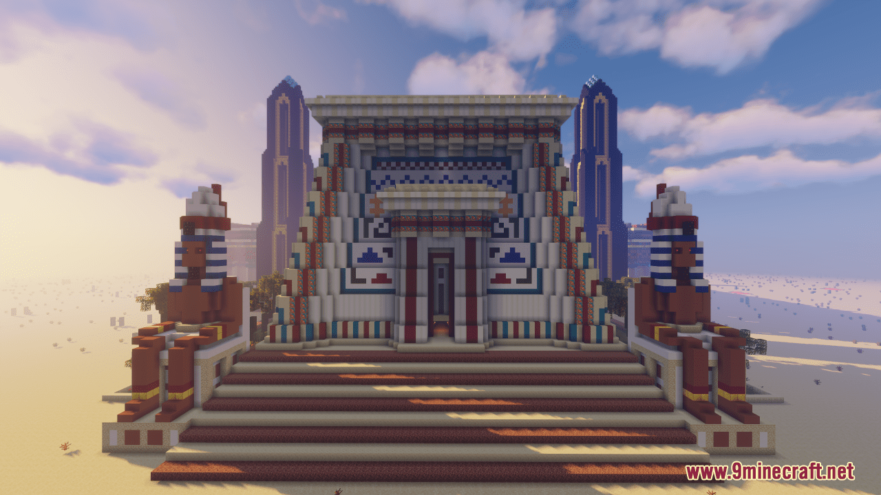 Egyptian Temple Map (1.21.1, 1.20.1) - Gorgeous Structure 2