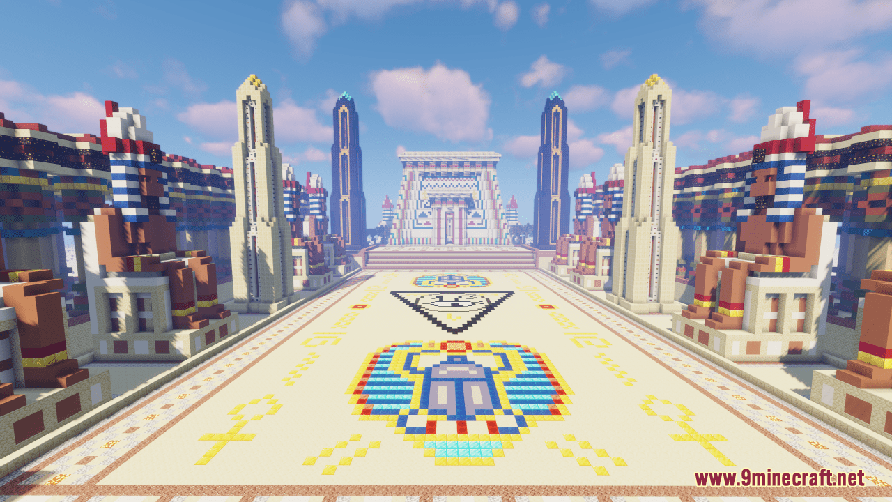 Egyptian Temple Map (1.21.1, 1.20.1) - Gorgeous Structure 11