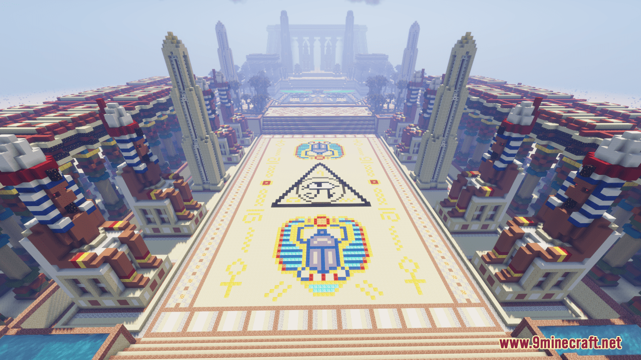 Egyptian Temple Map (1.21.1, 1.20.1) - Gorgeous Structure 4