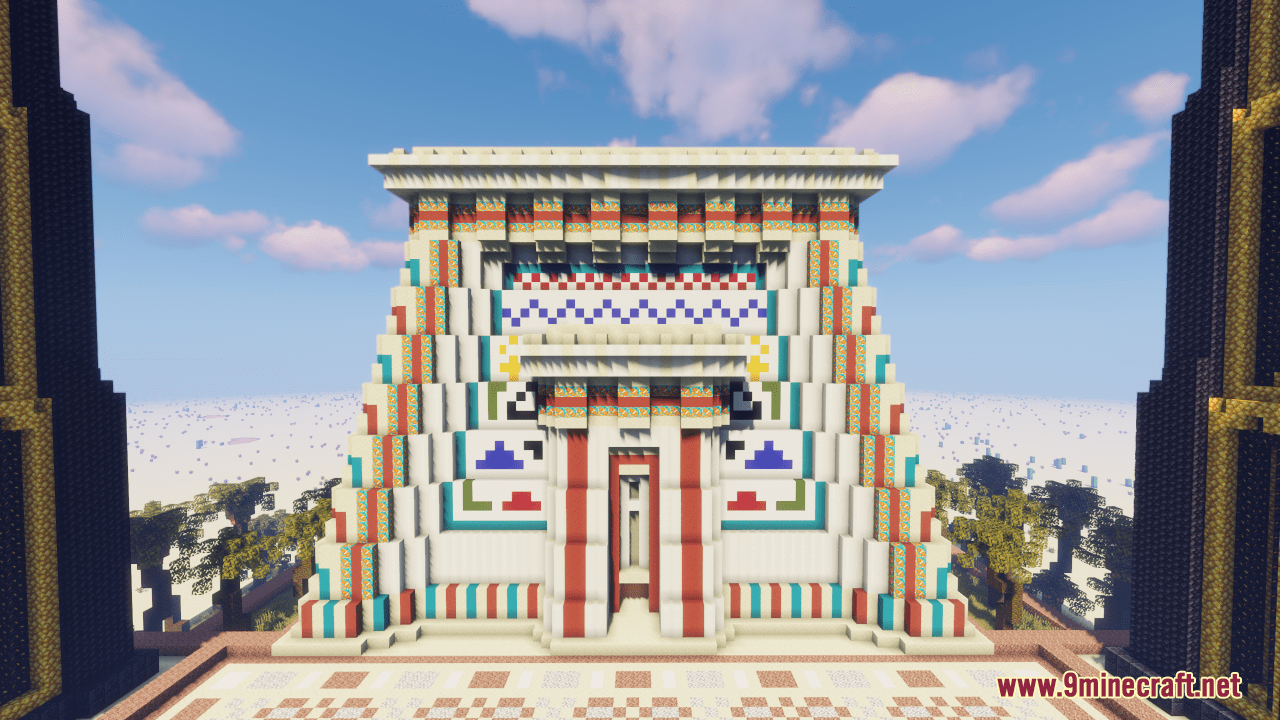 Egyptian Temple Map (1.21.1, 1.20.1) - Gorgeous Structure 5