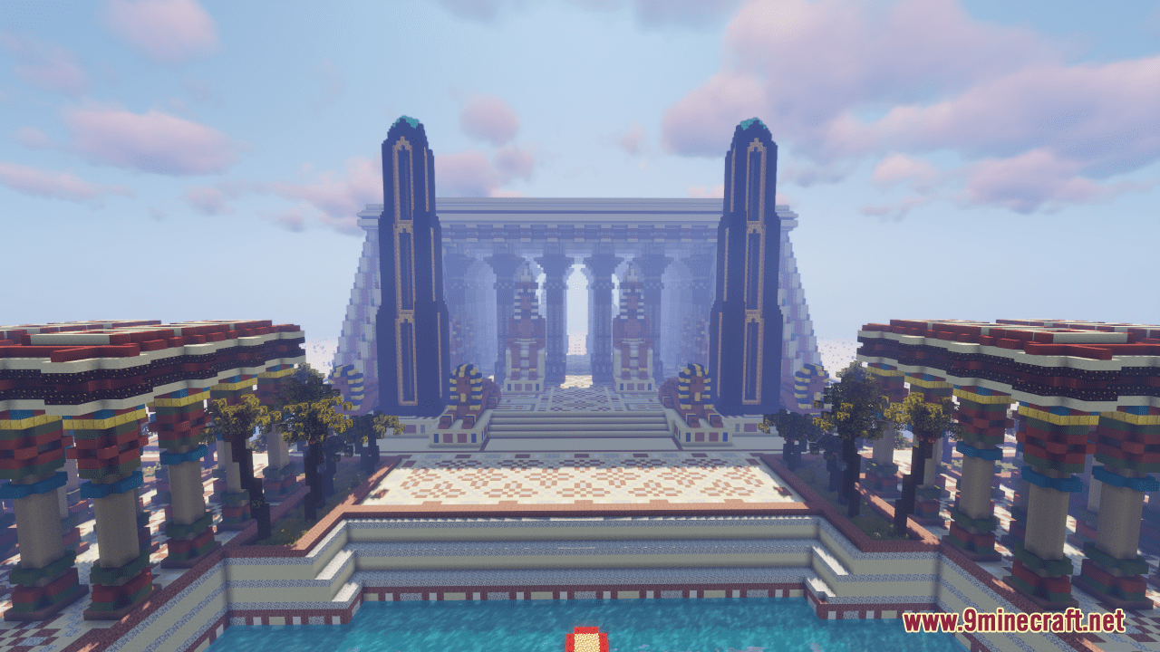 Egyptian Temple Map (1.21.1, 1.20.1) - Gorgeous Structure 8