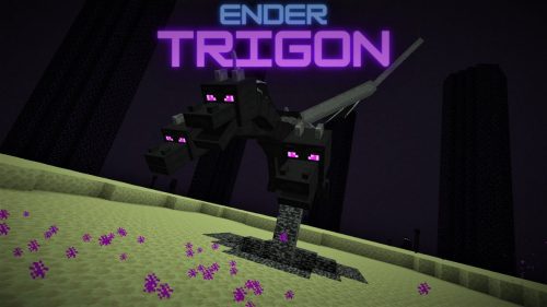 Ender Trigon Mod (1.20.6, 1.20.1) – Hardcore version of Ender Dragon Thumbnail