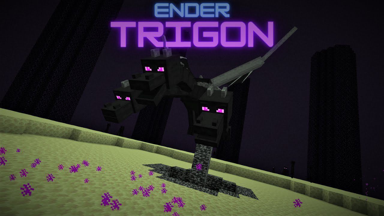 Ender Trigon Mod (1.19.4, 1.19.2) - Hardcore version of Ender Dragon 1