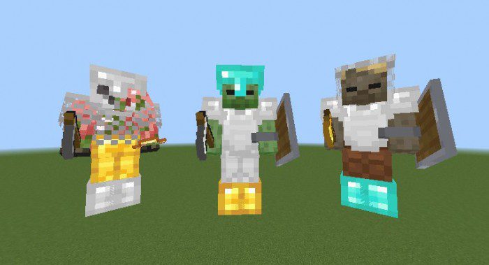 Equipment for Mobs Addon (1.19) - MCPE/Bedrock Mod 2