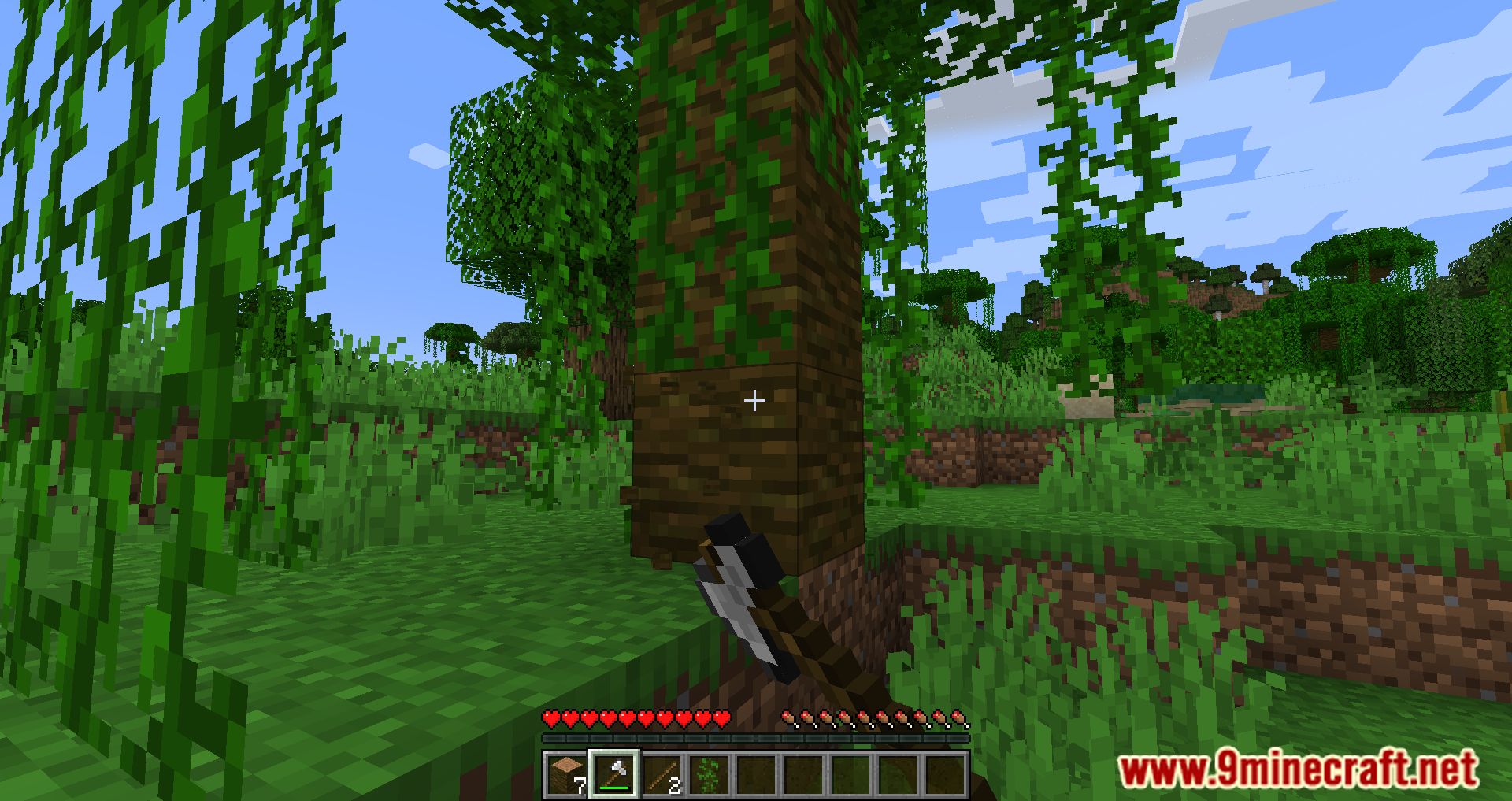 Fabric Tree Chopper Mod (1.19.2, 1.18.2) - Easier And More Real Tree Cutting 5