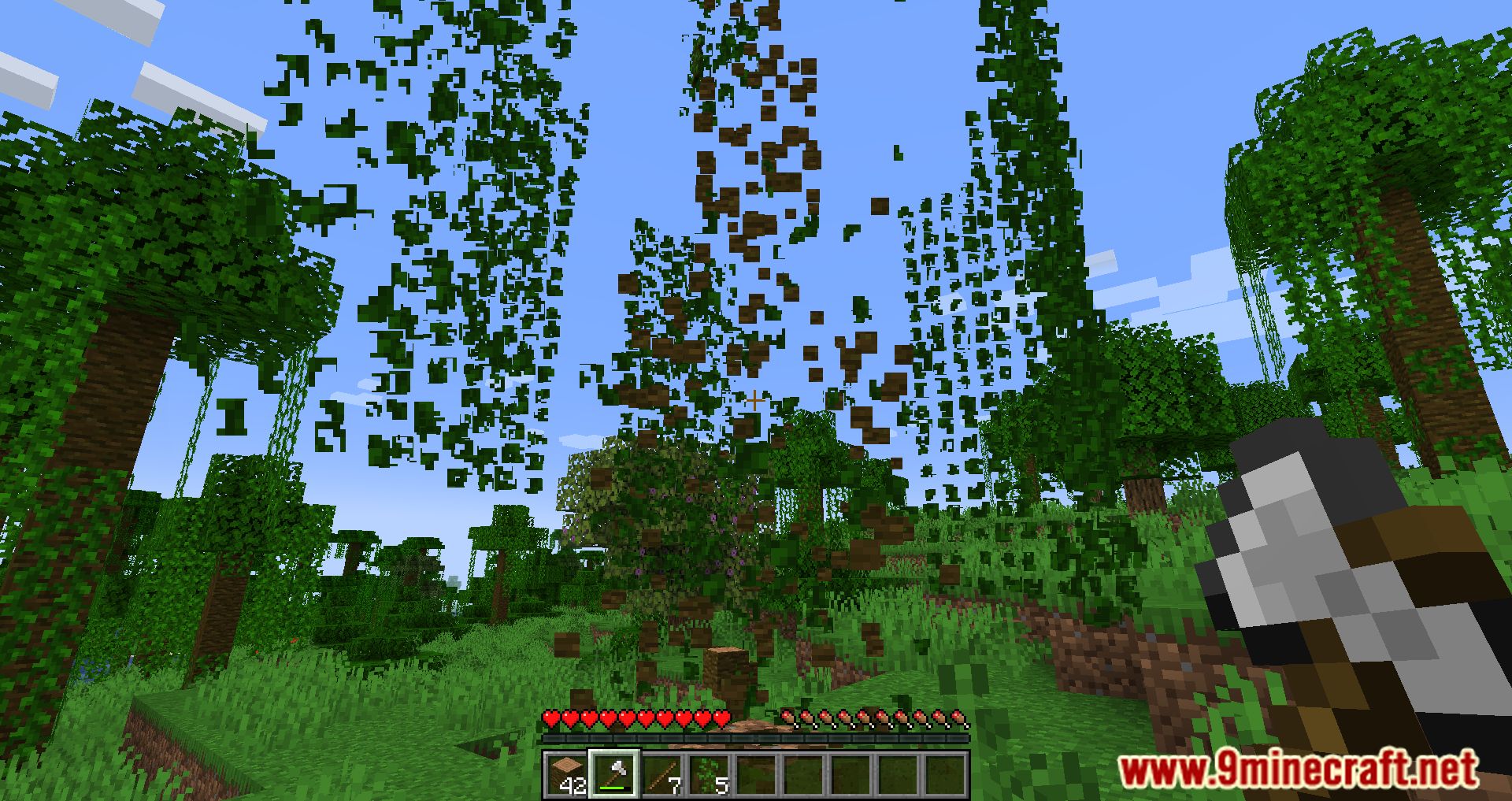 Fabric Tree Chopper Mod (1.19.2, 1.18.2) - Easier And More Real Tree Cutting 13