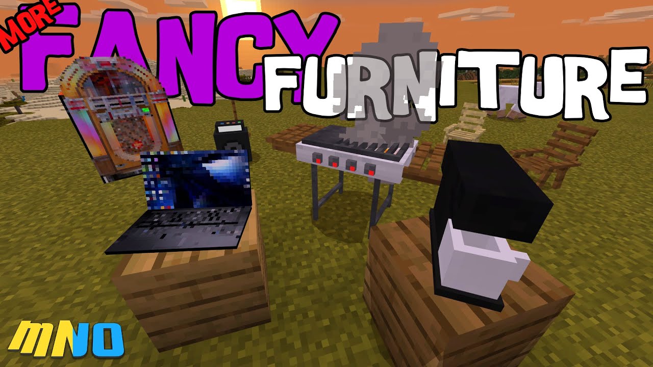 Fancy Furniture Addon (1.19) - MCPE/Bedrock Mod 1