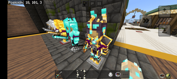 Fantasy Knight 3D Armor & Helmets Pack (1.19) - MCPE/Bedrock 2