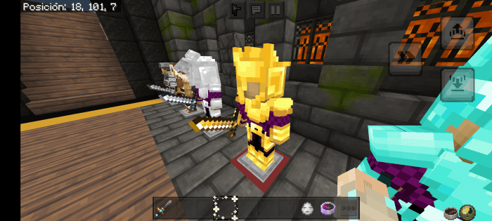 Fantasy Knight 3D Armor & Helmets Pack (1.19) - MCPE/Bedrock 4