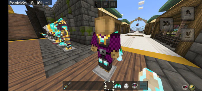 Fantasy Knight 3D Armor & Helmets Pack (1.19) - MCPE/Bedrock 7