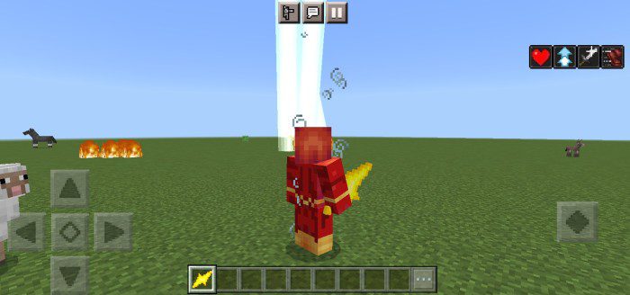 Flash Armor Addon (1.19) - MCPE/Bedrock Mod 3