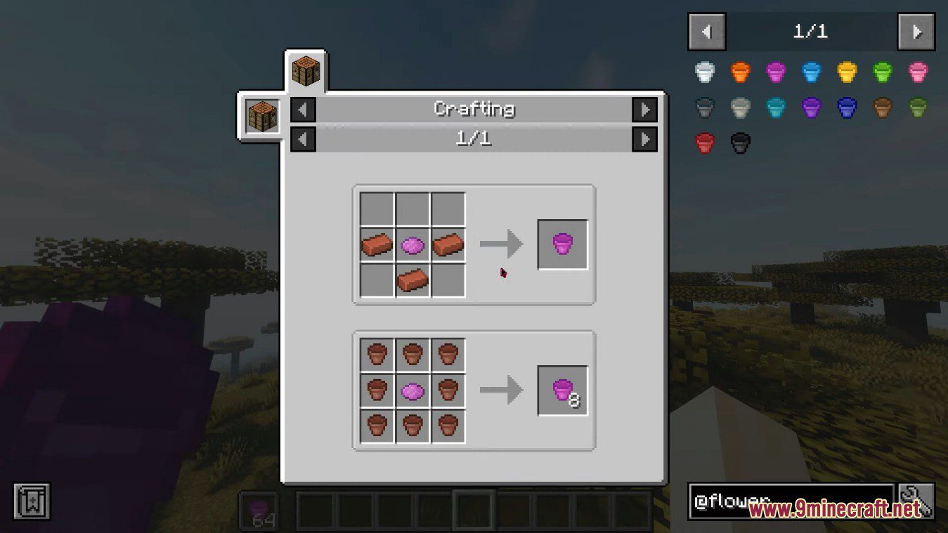 Flower Pots Plus Mod (1.20.4, 1.19.4) - For Flower Shop Build 7