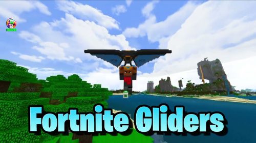 Fortnite Gliders Addon (1.19) – MCPE/Bedrock Mod Thumbnail