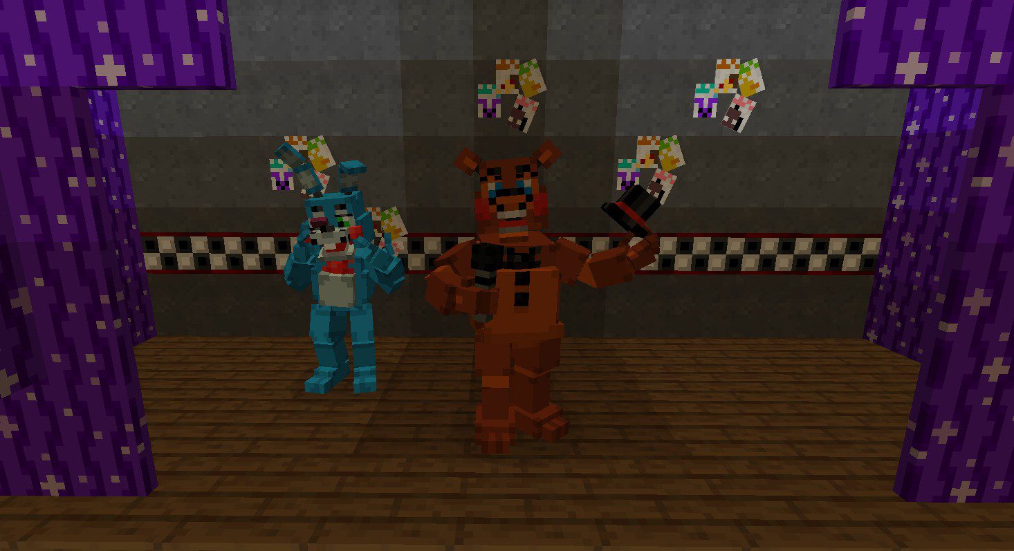 Freddy Fazcraft Mod (1.19.2, 1.18.2) - Minecraft Combines FNaF 7