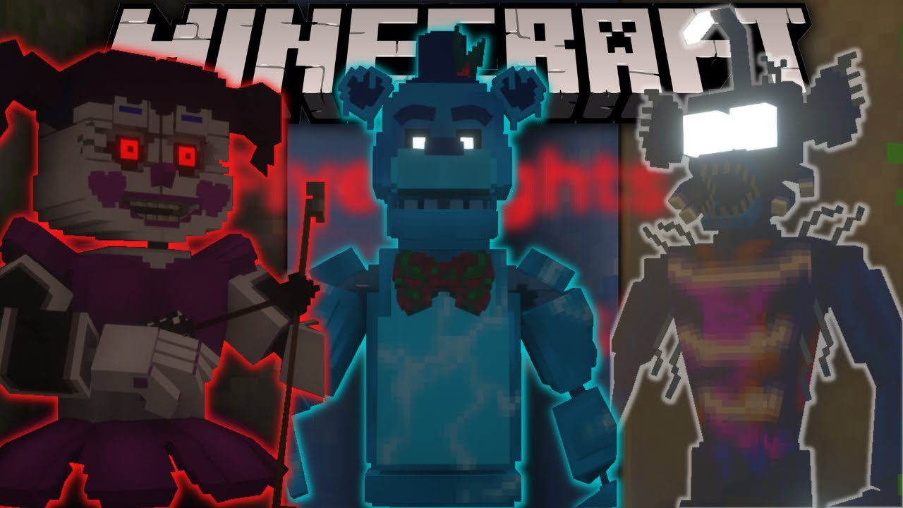 Freddy Fazcraft Mod (1.19.2, 1.18.2) - Minecraft Combines FNaF 1