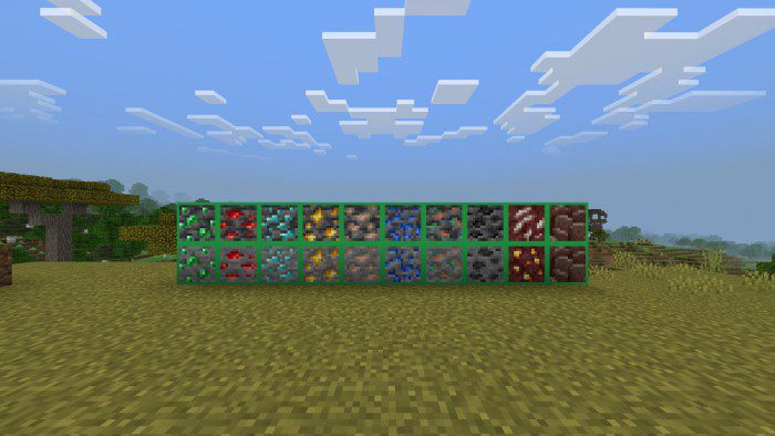 Outlined Ores Texture Pack (1.19) - MCPE/Bedrock 11