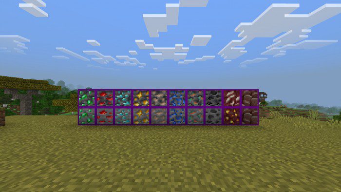 Outlined Ores Texture Pack (1.19) - MCPE/Bedrock 14