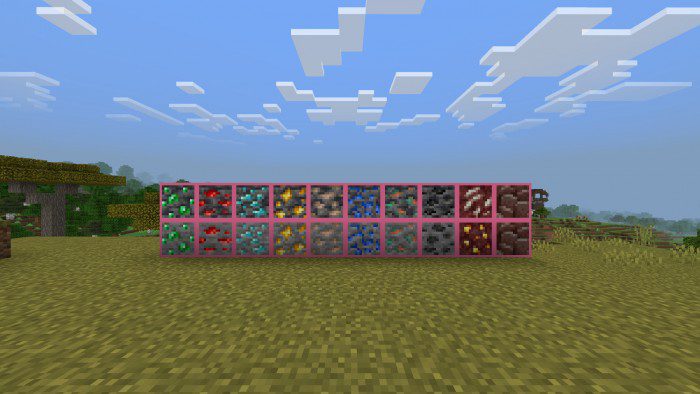 Outlined Ores Texture Pack (1.19) - MCPE/Bedrock 15