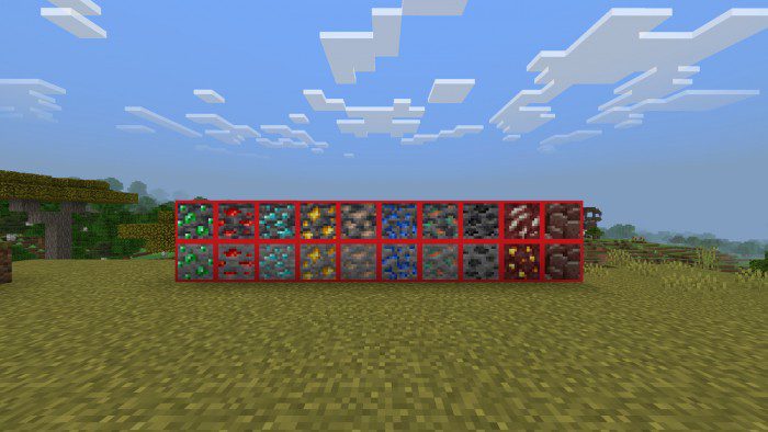 Outlined Ores Texture Pack (1.19) - MCPE/Bedrock 8