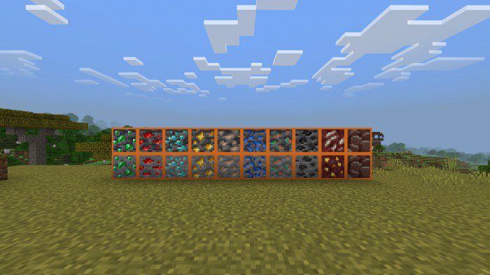 Outlined Ores Texture Pack (1.19) - MCPE/Bedrock 9