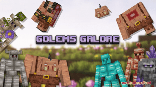 Golems Galore Resource Pack (1.20.6, 1.20.1) – Texture Pack Thumbnail