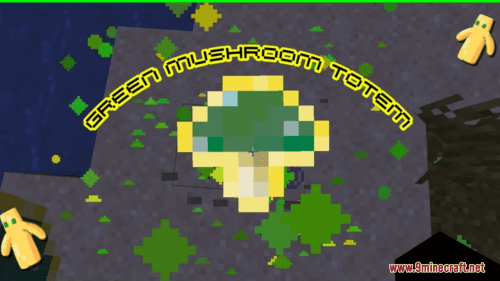 Green Mushroom Totem Resource Pack (1.20.6, 1.20.1) – Texture Pack Thumbnail