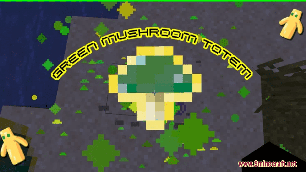 Green Mushroom Totem Resource Pack (1.20.6, 1.20.1) - Texture Pack 1