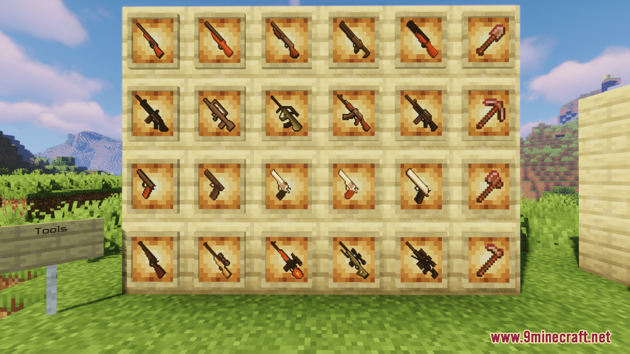 Hardt's Guns 2D Classic Resource Pack (1.20.6, 1.20.1) - Texture Pack 14