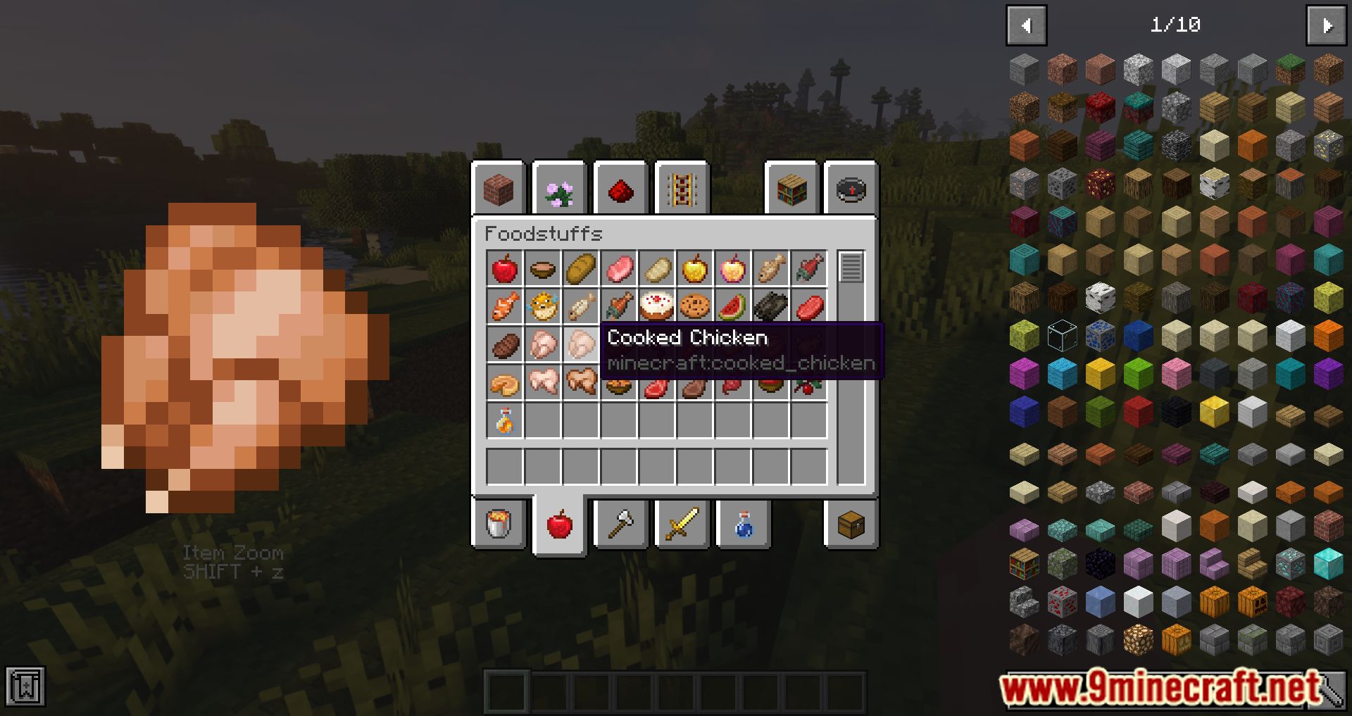 ItemZoom Rekindled Mod (1.16.5) - A Big Version Of Whatever Item 6