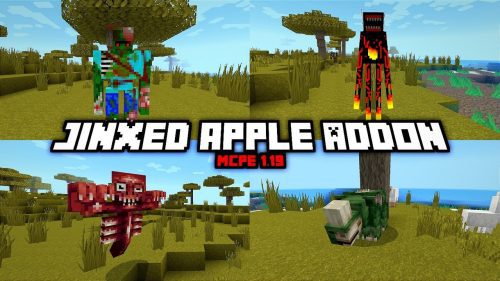 Jinxed Apple Addon (1.19) – MCPE/Bedrock Mod Thumbnail