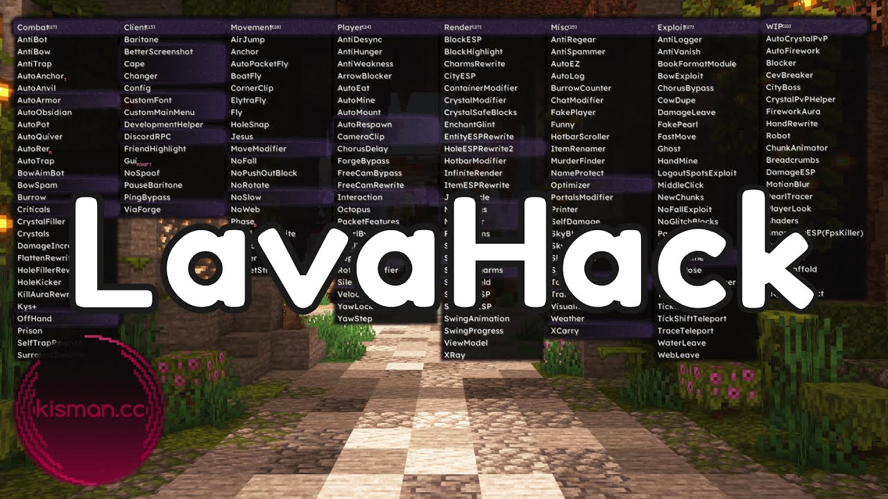 LavaHack Client (1.12.2) - Russian's Client for Crystal PvP 1