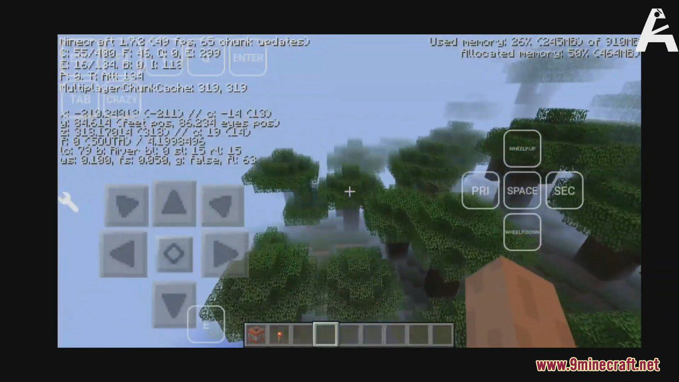 MCinaBox (1.20.4, 1.19.4) - A Minecraft Java Edition Launcher on Android 9