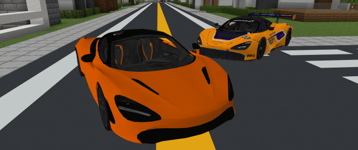 McLaren 720s Addon (1.19) - MCPE/Bedrock Mod 2