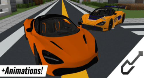 McLaren 720s Addon (1.19) – MCPE/Bedrock Mod Thumbnail