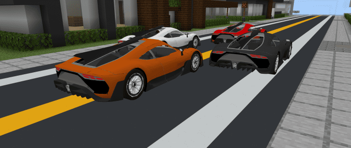 Mercedes AMG Project 1 Addon (1.19) - MCPE/Bedrock Mod 7