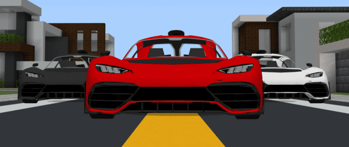 Mercedes AMG Project 1 Addon (1.19) - MCPE/Bedrock Mod 8