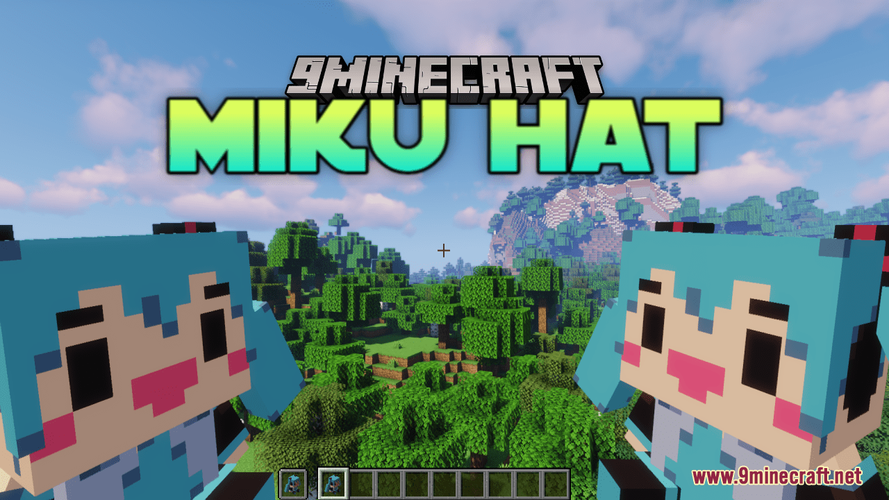 Miku Hat Resource Pack (1.20.6, 1.20.1) - Texture Pack 1