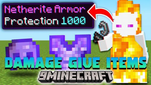 Minecraft But Damage Give You Items Data Pack (1.16.5) Thumbnail