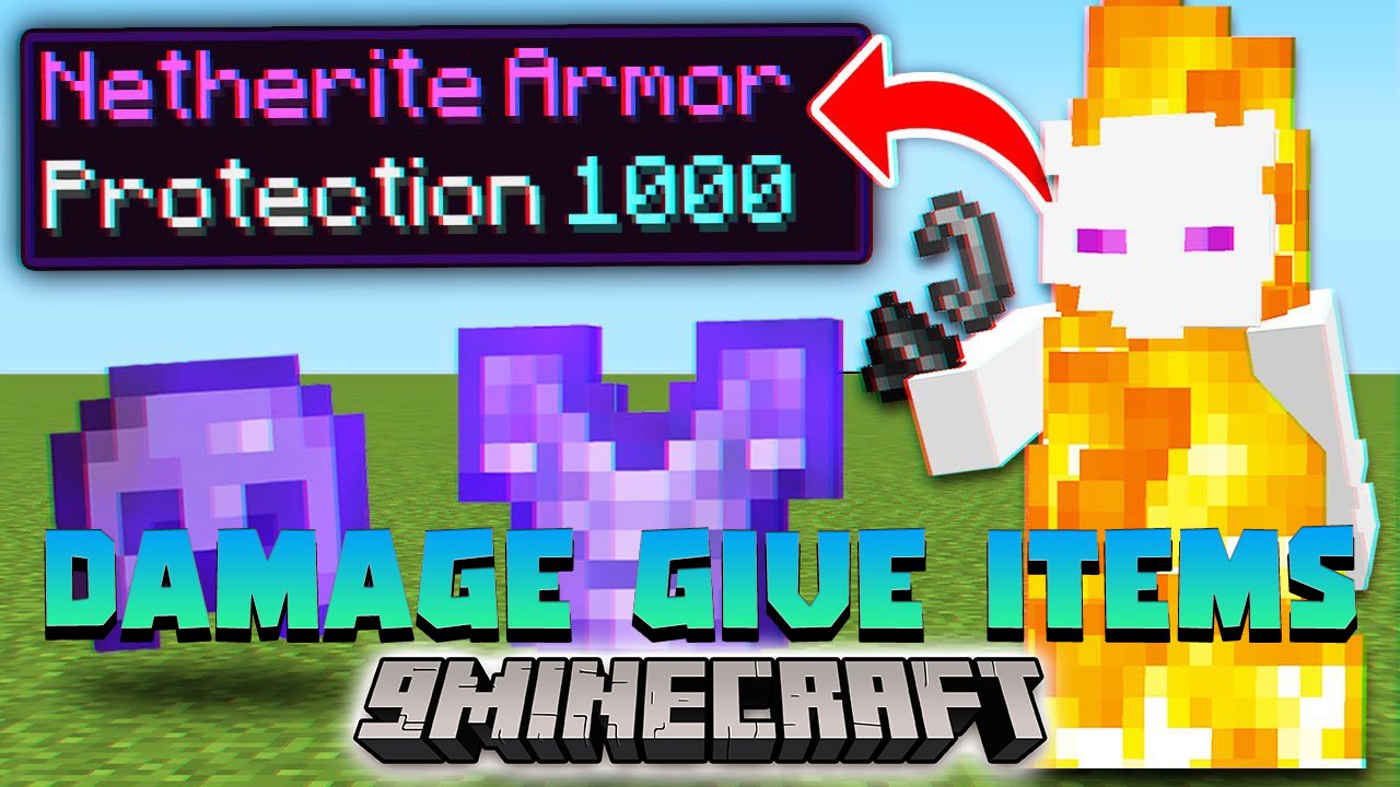 Minecraft But Damage Give You Items Data Pack (1.16.5) 1