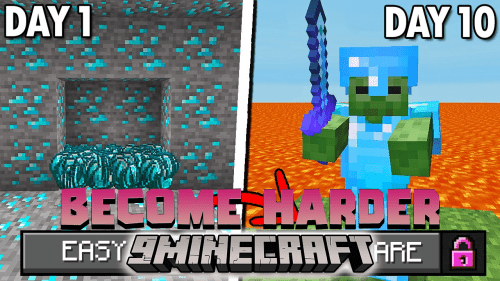 Minecraft But The More You Play The Harder It Gets Data Pack (1.19.4, 1.19.2) Thumbnail