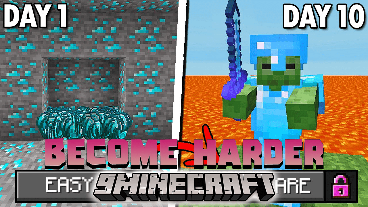 Minecraft But The More You Play The Harder It Gets Data Pack (1.19.4, 1.19.2) 1