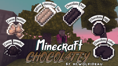 Minecraft Chocolatey Addon (1.19) – MCPE/Bedrock Mod Thumbnail