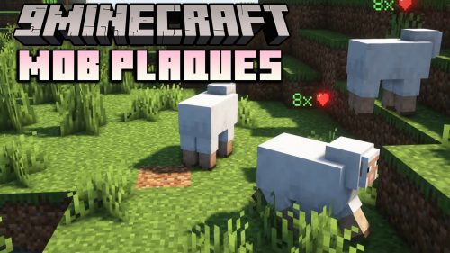 Mob Plaques Mod (1.21.1, 1.20.1) – Neat, Tiny Attribute Displays for Mobs Thumbnail