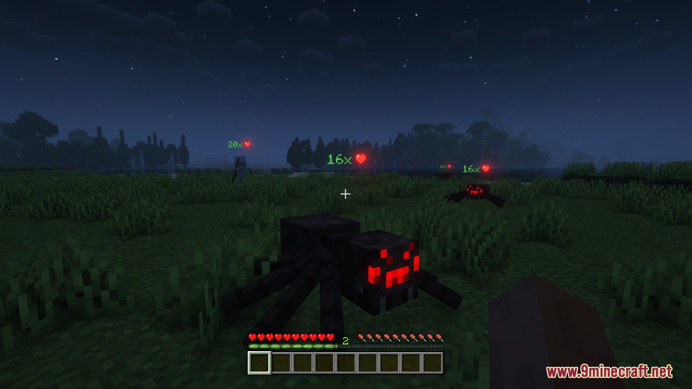 Mob Plaques Mod (1.20, 1.19.4) - Neat, Tiny Attribute Displays for Mobs 2