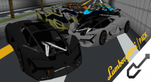 Modern Lamborghini Pack Addon (1.19) – MCPE/Bedrock Mod Thumbnail