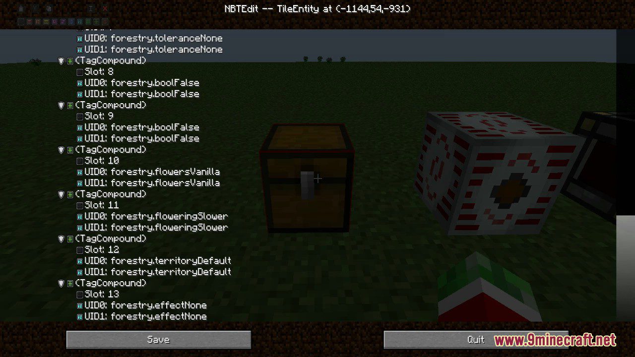 NBTEdit Mod (1.16.5, 1.15.2) - Tile Entity Editor In Game 4
