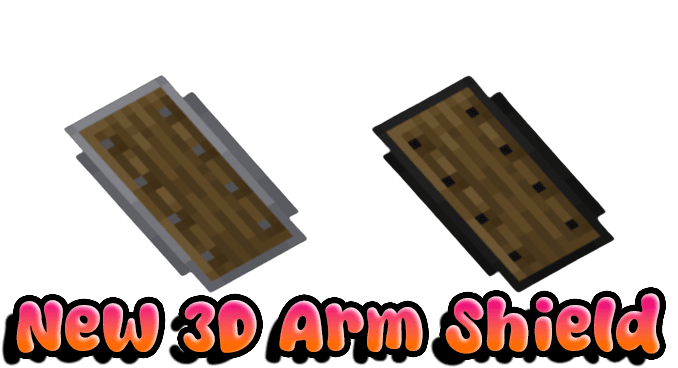 New 3D Arm Shield Texture Pack (1.19) - MCPE/Bedrock 1