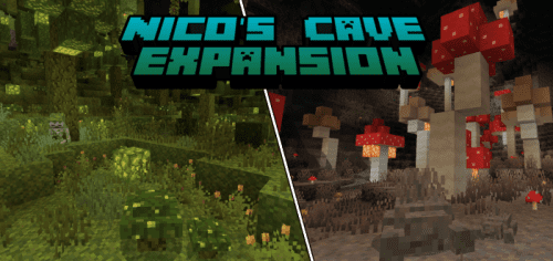 Nico’s Cave Expansion Addon (1.20, 1.19) – MCPE/Bedrock Mod Thumbnail